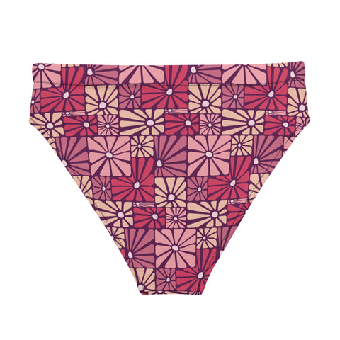 Dahlia Mix & Match Floral Bikini Briefs in Purple