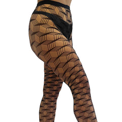 Kora tights fish nets - the luxe nude