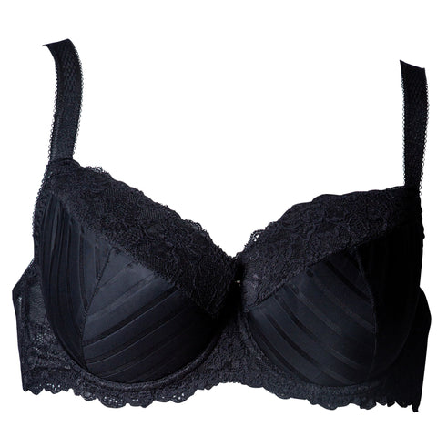 Belleza padded bra black - the luxe nude