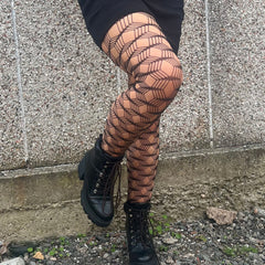 Kora tights fish nets - the luxe nude