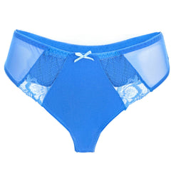 Savis blue thong the luxe nude